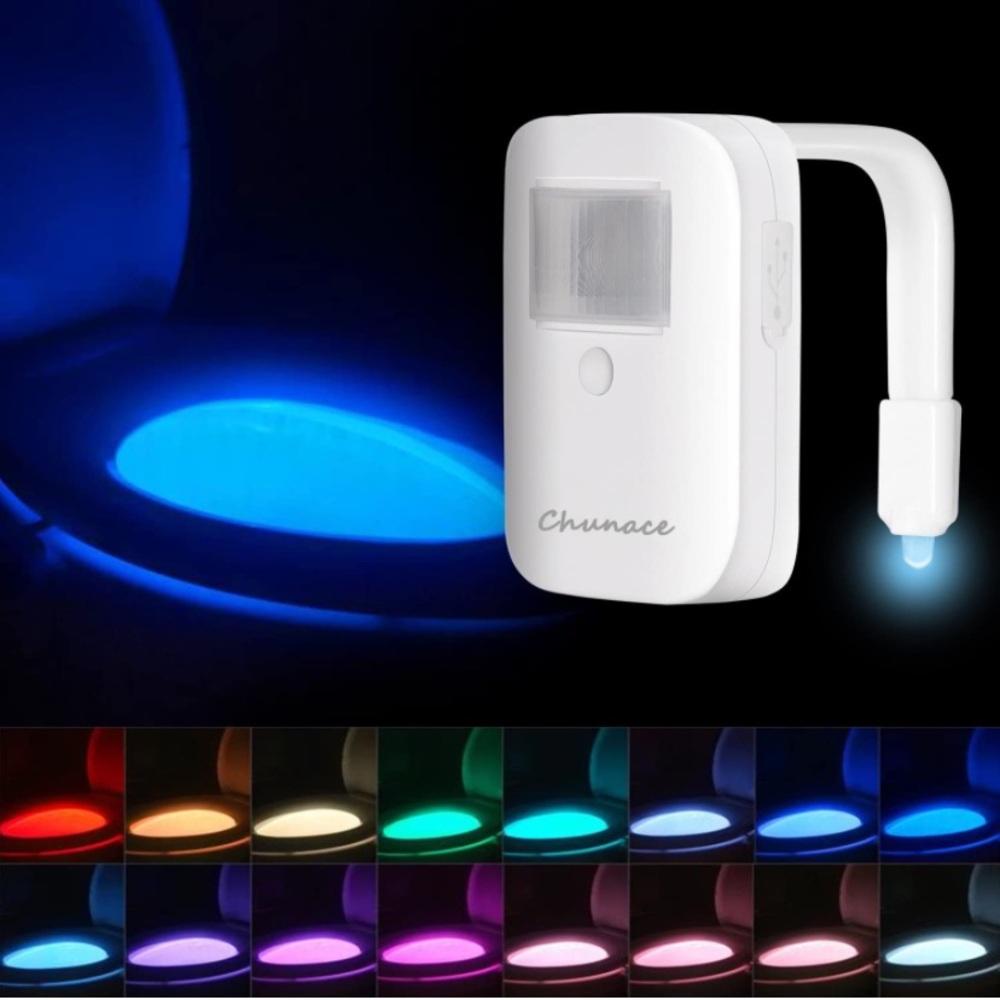 Chunace 16 color toilet night light - Picture 2 of 9